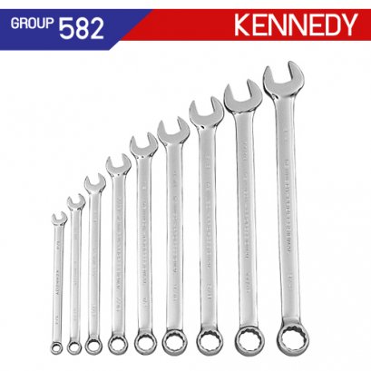 ชุดประแจแหวนข้างปากตาย 13 ตัว (AF) KEN-582-3930K