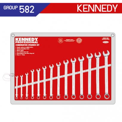 ชุดประแจแหวนข้างปากตาย 26 ตัว (MM) KEN-582-3974K