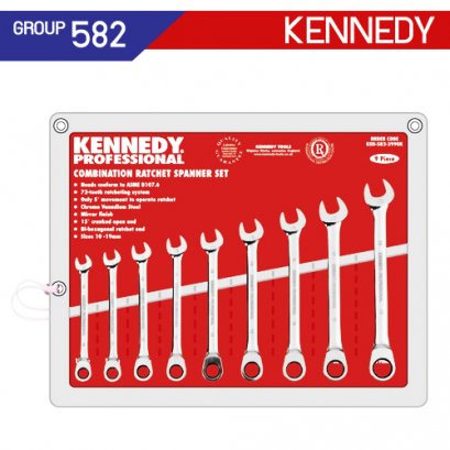 ชุดประแจแหวนฟรีข้างปากตาย (MM-AF) KEN-582-2230K , KEN-582-3990K