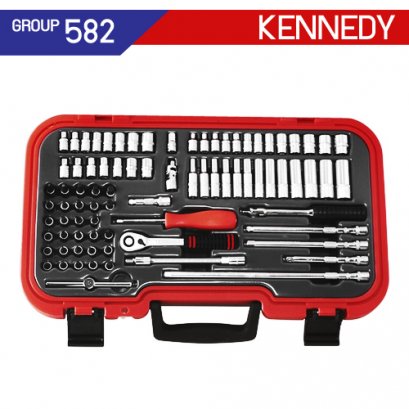 1/4 SQ DR บล็อกชุด 82 ชิ้น KEN-582-4896K