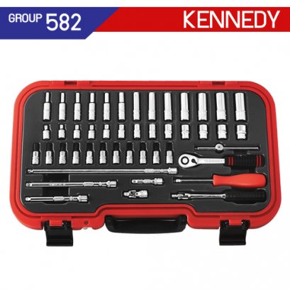 1/4 SQ DR บล็อกชุด 46 ชิ้น KEN-582-4897K