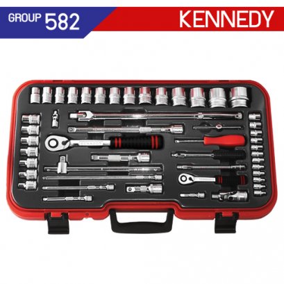 1/4 - 1/2 SQ DR บล็อกชุด 50 ชิ้น KEN-582-4899K