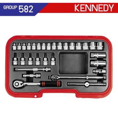 3/8 SQ DR บล็อกชุด 30 ชิ้น KEN-582-6170K