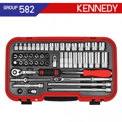 3/8 SQ DR บล็อกชุด 50 ชิ้น KEN-582-8810K