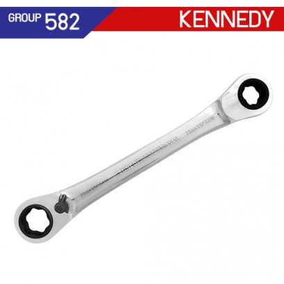 ประแจแหวนฟรี รุ่น 12-In-1 (MM - AF - TORX)