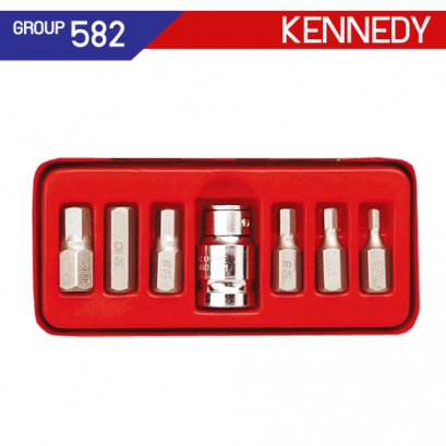 1/2 SQ DR ชุดลูกบล็อก 7 ชิ้น KEN-582-7900K