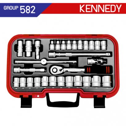 3/8 SQ DR บล็อกชุด 30 ชิ้น KEN-582-7940K