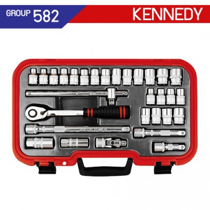 1/2 SQ DR บล็อกชุด 30 ชิ้น KEN-582-7987K