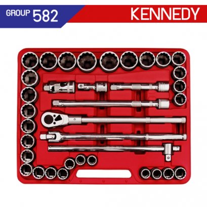 3/4 SQ DR บล็อกชุด 36 ชิ้น KEN-582-8740K