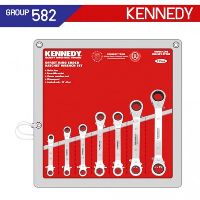 ชุดประแจแหวนฟรี ออฟเซ็ต (MM - AF) KEN-582-9750K , KEN-582-9760K