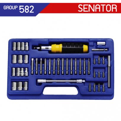 1/4 SQ DR บล็อกชุด 45 ชิ้น SEN-582-0040K