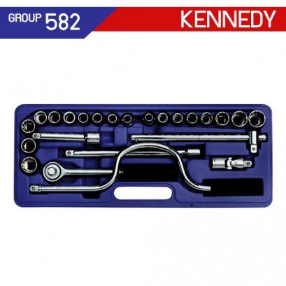 1/2 SQ DR บล็อกชุด 24 ชิ้น SEN-582-0160K