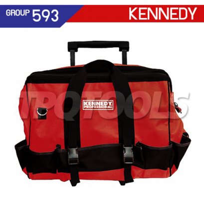 KEN-593-0960K กระเป๋าเครื่องมือช่าง/หิ้วลากได้รุ่นงานหนัก 370 x 480 x 260 มม. (H x W x D)