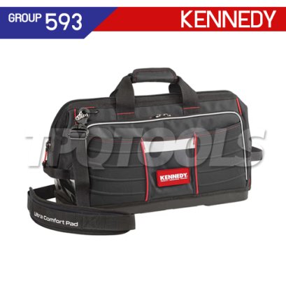 KENNEDY KEN-593-4150K “NEW” SOFT TOOL BAG กระเป๋าเครื่องมือช่าง ขนาด 300*210*520มม. (H+W+D) น้ำหนัก 1.55 กก. ใส่ของจุมาก (TOOLS NOT INCLUDED)