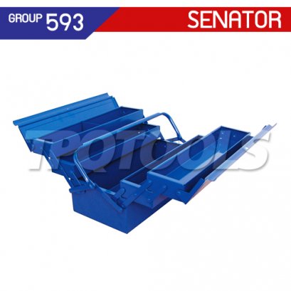 SEN-593-1370K, SEN-593-1410K กล่องเครื่องมือเหล็ก 17, 21 นิ้ว