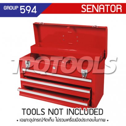 SEN-594-0200K กล่องเครื่องมือเหล็ก 3 ลิ้นชัก TOOL CHEST