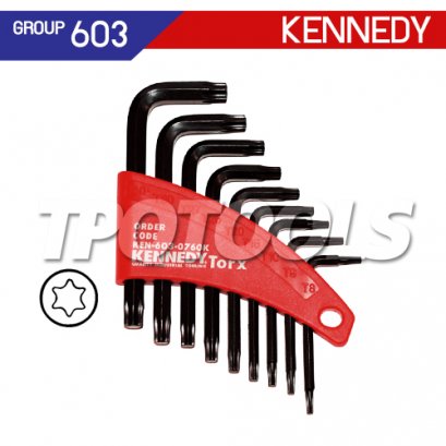 KEN-603-0760K (T8-T40) ประแจท็อกซ์ชุด แบบสั้น