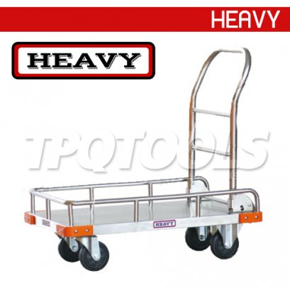 ST-10XR รถเข็นพื้นสแตนเลส มือจับพับได้