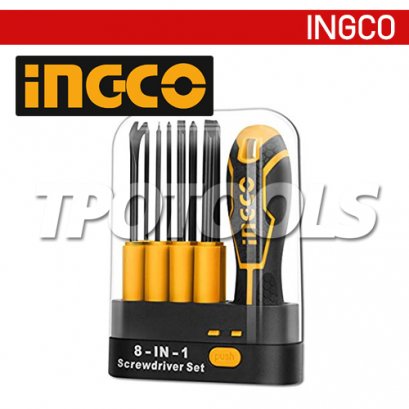 INGCO-AKISD0901 ชุดไขควงเปลี่ยนหัวได้ 9 ตัว/ชุด INGCO