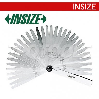 4602-17 ฟิลเลอร์เกจ 17 ตัวชุด 0.02-1.00 มม. INSIZE Feeler Gauge