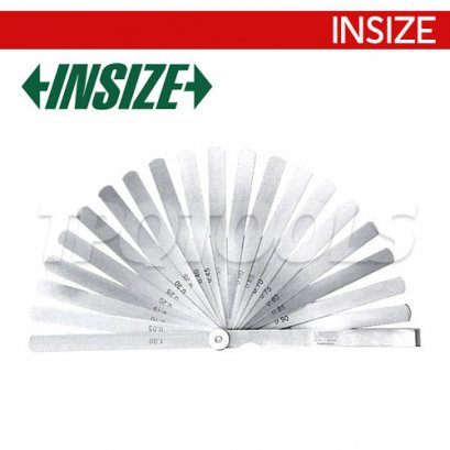 4605-202 ฟิลเลอร์เกจ 20 ตัวชุด 0.05-1.00 มม. INSIZE Feeler Gauge
