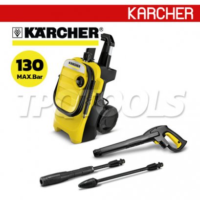 KARCHER เครื่องฉีดน้ำแรงดันสูง 130 บาร์ รุ่น K4 COMPACT อัตราการไหล 420 ลิตร/ชม. ไฟฟ้า 1.8 กิโลวัตต์