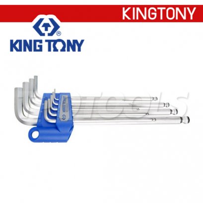 20109MR ประแจหกเหลี่ยมหัวบอลยาว 1.5-10 มม. (9 ตัวชุด)