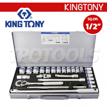 4226SR01 บล็อกชุด SQ.DR.1/2&quot; ขนาด 5/16&quot;-1.1/4&quot; (25 ตัวชุด) 12 เหลี่ยม