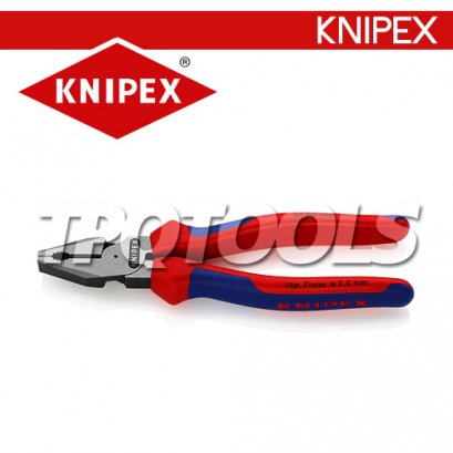 KNIPEX 0202180 คีมปากจิ้งจกรุ่นงานหนัก&nbsp;180&nbsp;มม.ด้าม&nbsp;TWOTONE&nbsp;KNIPEX คะนิเพค คีมช่างมืออาชีพอันดับ 1 MADE IN GERMANY