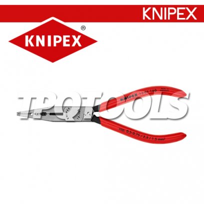 KNIPEX 1301160 คีมปากแหลมและตัดสายไฟ 160 มม.ด้ามหุ้มพลาสติก KNIPEX คะนิเพค คีมช่างมืออาชีพอันดับ 1 MADE IN GERMANY