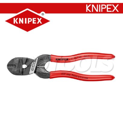 KNIPEX 7101160 คีมตัดลวดอเนกประสงค์รุ่นผ่อนแรง ขนาด 6 นิ้ว สำหรับตัดลวด ตะปู หมุดยึด สลักเกลียว ด้ามพลาสติก KNIPEX คะนิเพค คีมช่างมืออาชีพอันดับ 1 MADE IN GERMANY