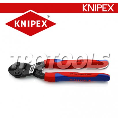 KNIPEX 7102200 คีมตัดลวดสปริง (ลวดเปียโน) 200 มม. ด้าม TWOTONE KNIPEX คะนิเพค คีมช่างมืออาชีพอันดับ 1 MADE IN GERMANY