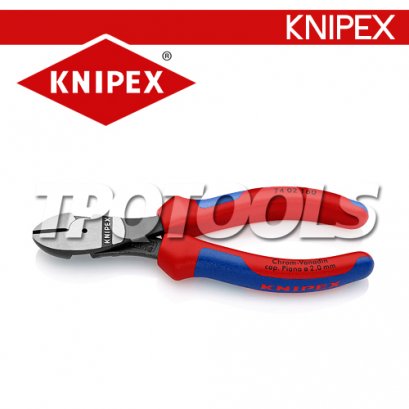 KNIPEX 7402160 คีมตัดลวด คีมตัดปากเฉียง 160 มม.ด้าม TWOTONE KNIPEX คะนิเพค คีมช่างมืออาชีพอันดับ 1 MADE IN GERMANY