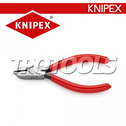 KNIPEX 7611125 คีมตัดอิเล็กทรอนิกส์ 125 มม.ด้ามหุ้มพลาสติก KNIPEX คะนิเพค คีมช่างมืออาชีพอันดับ 1 MADE IN GERMANY