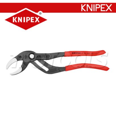 KNIPEX 8101250 คีมเชื่อม/คีมสำหรับต่อท่อฟิตติ้ง งานท่อต่างๆ รุ่นงานหนัก เส้นผ่านศูนย์กลาง 25-80 มม. ความยาวคีม 10 นิ้ว เหล็กรมดำ ด้ามพลาสติกกันลื่น  KNIPEX คะนิเพค คีมช่างมืออาชีพอันดับ 1 MADE IN GERMANY