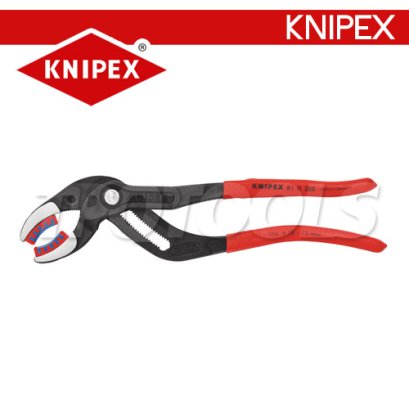 KNIPEX 8111250 คีมเชื่อม/คีมสำหรับต่อท่อฟิตติ้ง งานท่อต่างๆ รุ่นงานหนัก เส้นผ่านศูนย์กลาง 10-75 มม. ความยาวคีม 10 นิ้ว เหล็กรมดำ ด้ามพลาสติกกันลื่น KNIPEX คะนิเพค คีมช่างมืออาชีพอันดับ 1 MADE IN GERMANY