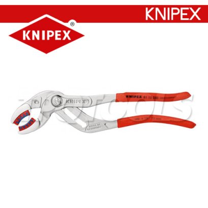 KNIPEX 8113250 คีมเชื่อม/คีมสำหรับต่อท่อฟิตติ้ง งานท่อต่างๆ รุ่นงานหนัก เส้นผ่านศูนย์กลาง 10-75 มม. ความยาวคีม 10 นิ้ว ชุบโครมวานาเดี่ยม ด้ามพลาสติกกันลื่น KNIPEX คะนิเพค คีมช่างมืออาชีพอันดับ 1 MADE IN GERMANY