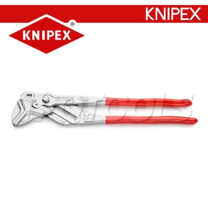 KNIPEX 8603400 คีมประแจขันน็อตในตัวเดียว / คีมคอเลื่อน 16. นิ้ว โครวานาเดียม ด้ามพลาสติก KNIPEX คะนิเพค คีมช่างมืออาชีพอันดับ 1 MADE IN GERMANY
