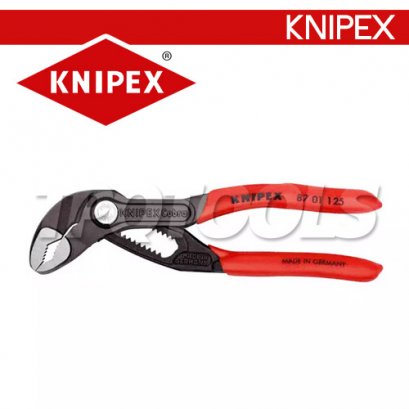 KNIPEX 8701125 คีมปั๊มน้ำไฮเทค/คีมถอดปั๊มน้ำอเนกประสงค์ จับท่อ 1 นิ้ว ขนาด 5 นิ้ว KNIPEX คะนิเพค คีมช่างมืออาชีพอันดับ 1 MADE IN GERMANY
