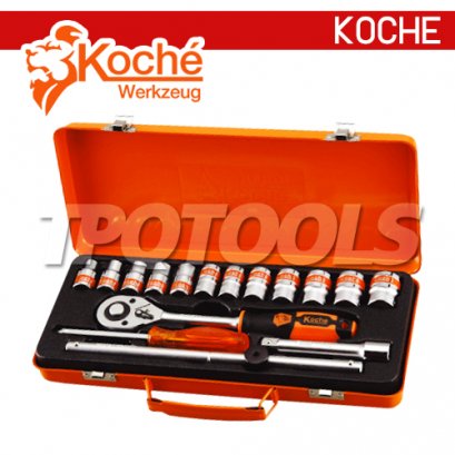 KCH017 บล็อกชุด 17 ตัว/ชุด  SQ-DR.1/2