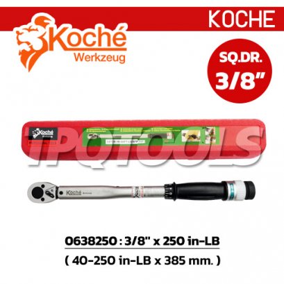 KCH0638250 ประแจขันปอนด์ด้ามออโตเมติค SQ.DR.3/8&quot; x 250 in-LB