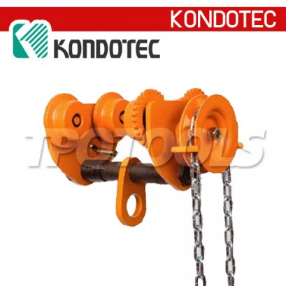 KT-GT10.0T (10 ตัน) รอกวิ่งบนรางมีเกียร์ GEARED TROLLEY (GCL610)