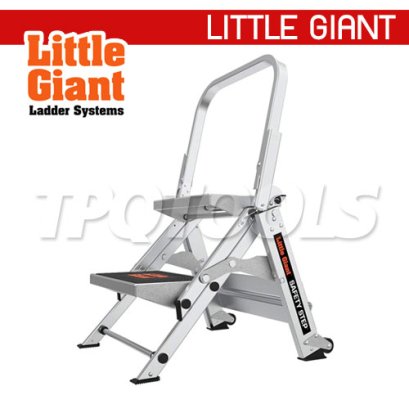 LG10210BA บันไดอลูมิเนียม Safety step 2 ขั้น พร้อมด้ามจับ รุ่น 10210BA "LITTLE GIANT"