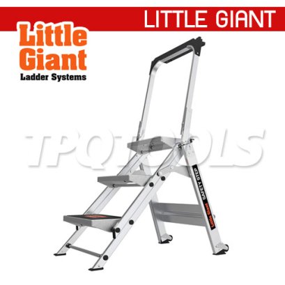 LG10310BA บันไดอลูมิเนียม Safety step 3 ขั้น พร้อมด้ามจับ รุ่น 10310BA "LITTLE GIANT"