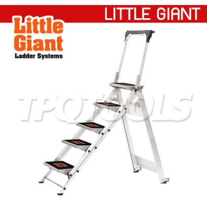LG10510BA บันไดอลูมิเนียม SAFETY STEP 5 ขั้น พร้อมด้ามจับ รุ่น 10510BA "LITTLE GIANT"