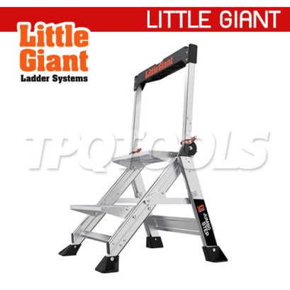 LG11902 บันไดอลูมิเนียม JUMBO STEP 2 ขั้น พร้อมด้ามจับ รุ่น 11902 LITTLE GIANT