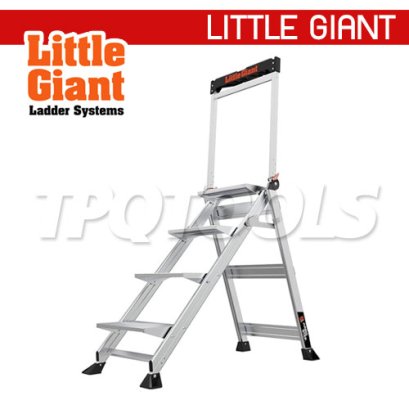 LG11904 บันไดอลูมิเนียม JUMBO STEP 4 ขั้น พร้อมด้ามจับ รุ่น 11904 LITTLE GIANT