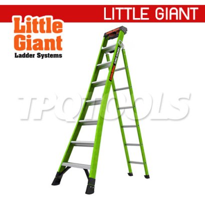 LG13814-071 บันไดไฟเบอร์กลาส King Kombo 8' Industrial LITTLE GIANT