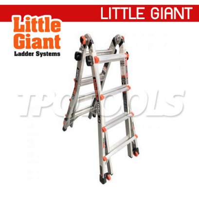 LG16517-801 บันไดเอนกประสงค์ บันไดอลูมิเนียม ขนาด&nbsp;17 ฟุต LEVELER M17 LITTLE GIANT