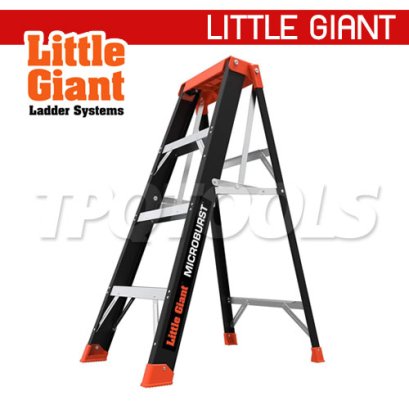 LG15700-001 บันไดไฟเบอร์กลาส MicroBurst 4 ฟุต รุ่น 15700-001 "LITTLE GIANT"